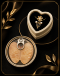 Handicraft Metal Wish Love Pearl in Oyster Pendant Necklace